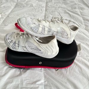 Womens nfinity vengeance cheer shoes and shoe travel case (pictured)